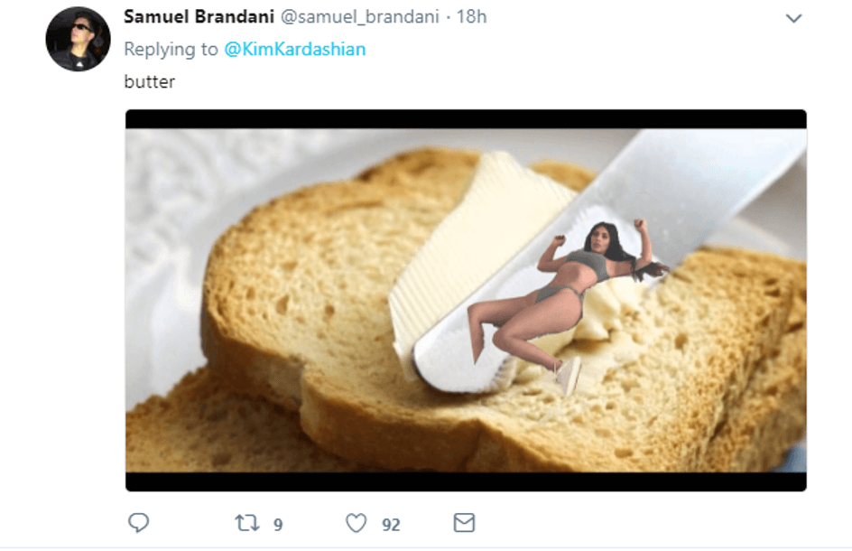 Así respondieron los seguidores de Kardashian.