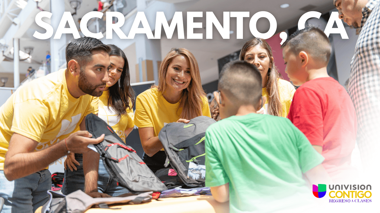 Sacramento formó parte del Regreso a Clases con Univision Contigo