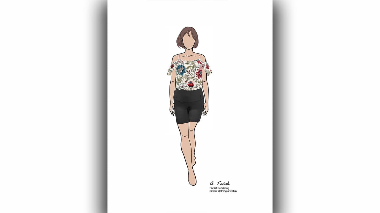 Retrato de la vestimenta de la víctima.