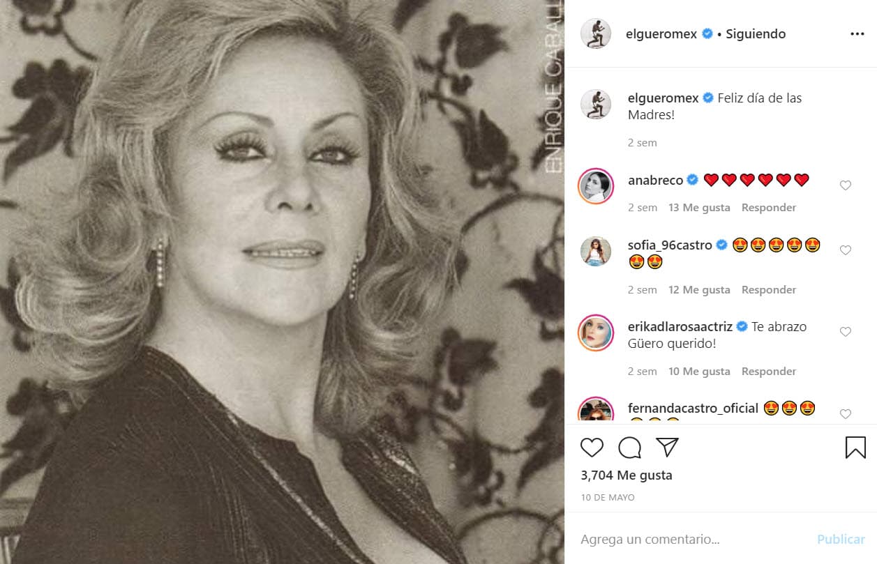 <b>La familia Castro continúa conmovida</b> tras la muerte de la matriarca y la recordaron recientemente con fotografías y mensajes en el Día de las Madres el pasado 10 de mayo. 
<br>