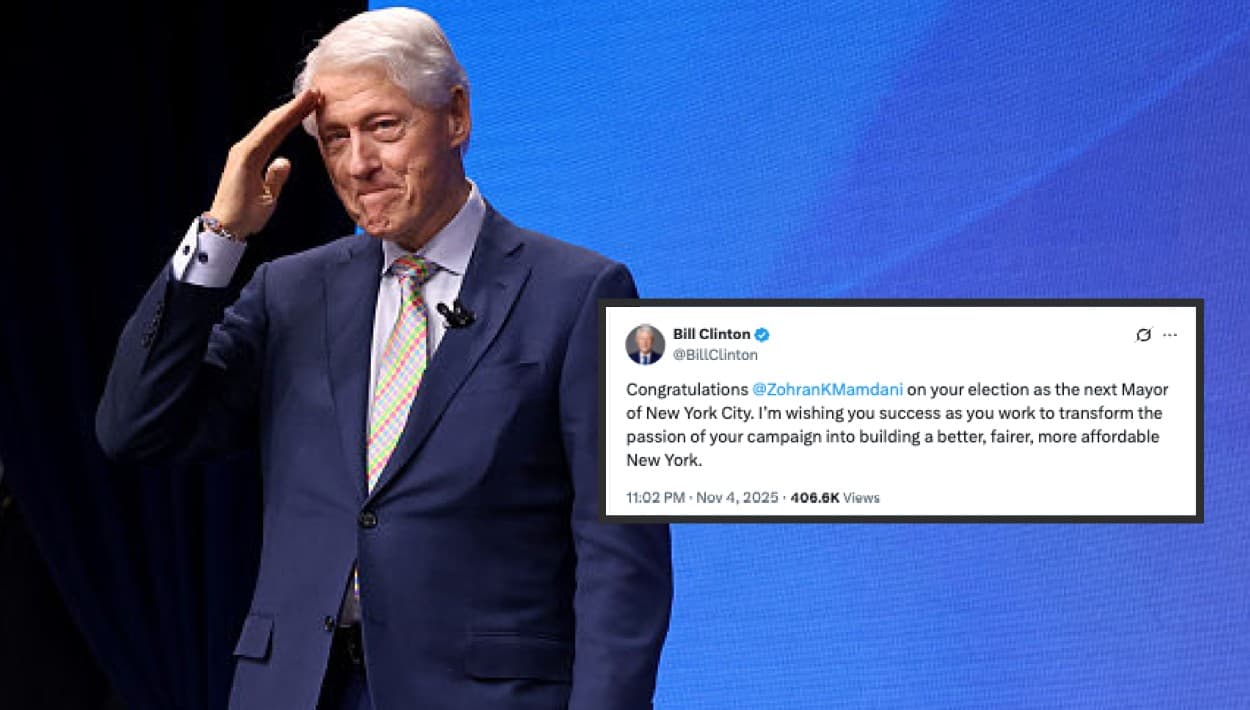 El expresidente demócrata 
<b><a href="https://www.univision.com/shows/noticiero-univision/el-expresidente-bill-clinton-es-hospitalizado-tras-presentar-fiebre-esto-es-lo-que-se-sabe-sobre-su-salud-video" target="_blank">Bill Clinton</a></b> le deseó mucho éxito a Mamdani, "en su labor para 
<b>transformar la pasión de su campaña</b> en la construcción de una (Ciudad de) 
<b>Nueva York mejor, más justa y más asequible"</b>.