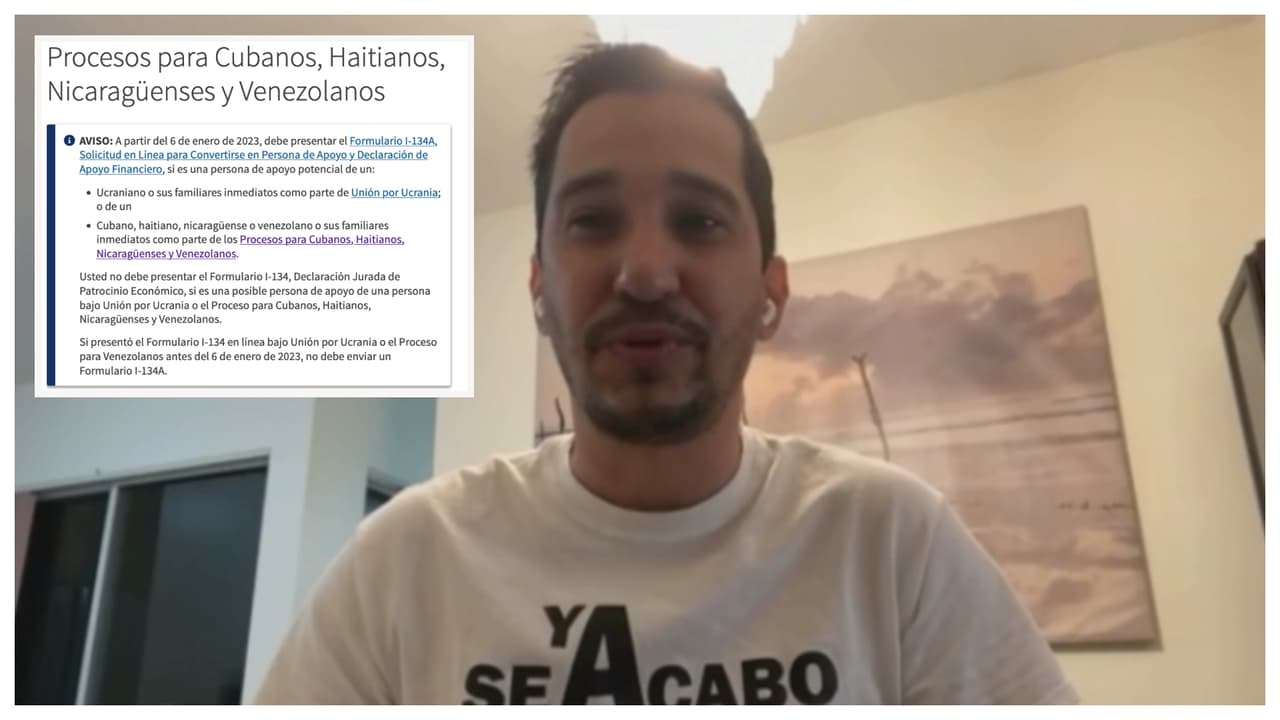 Cubano de Miami cuenta su experiencia pidiendo el parole humanitario para su hermana y sobrina