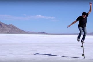 La naturaleza es su skatepark