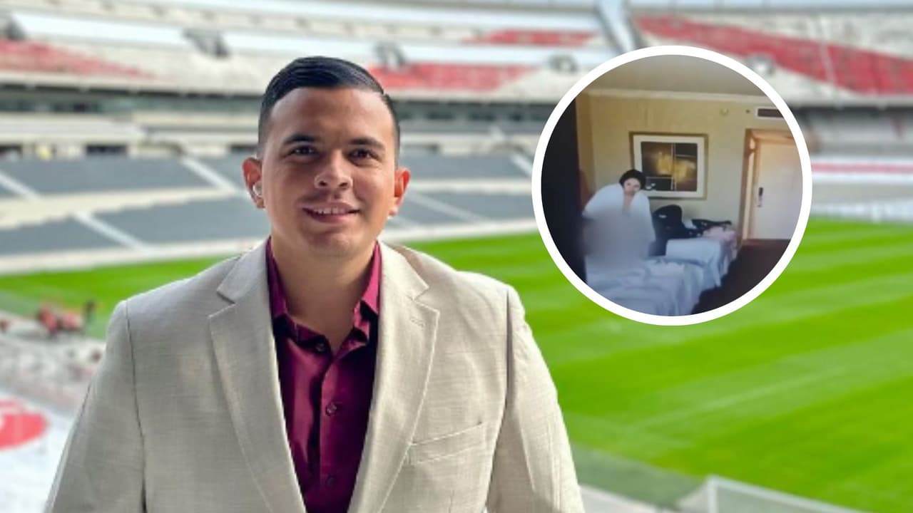 Reportero se equivoca y muestra una mujer semi desnuda durante transmisión en vivo