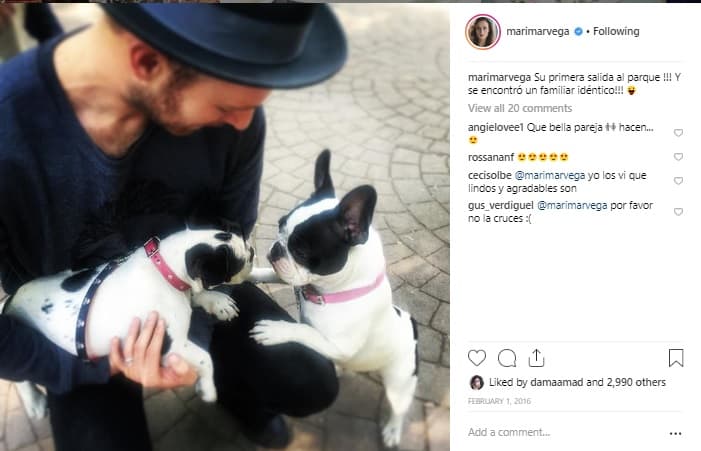 Lusi Ernesto la sostuvo entre sus brazos en su primer paseo por el parque y fue Marimar quien inmortalizó el momento.