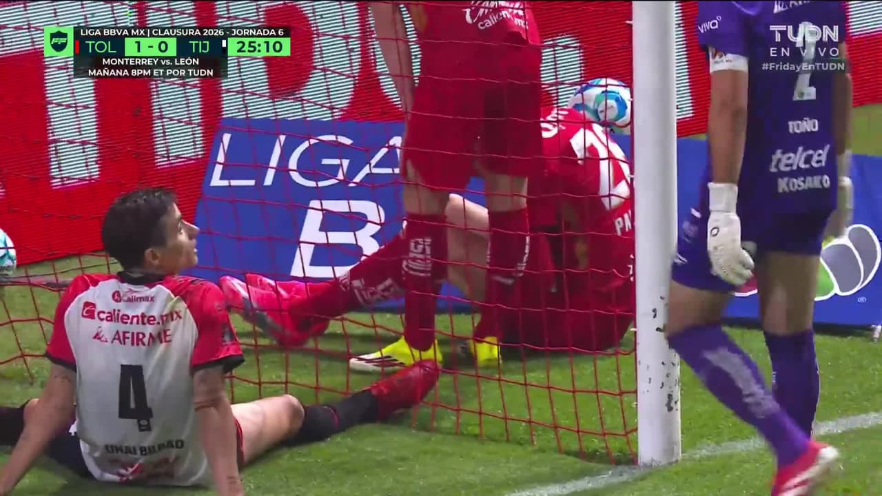 ¡Futbol champagne! Que jugadón armó el Toluca pero Paulinho no pudo cerrar la pinza