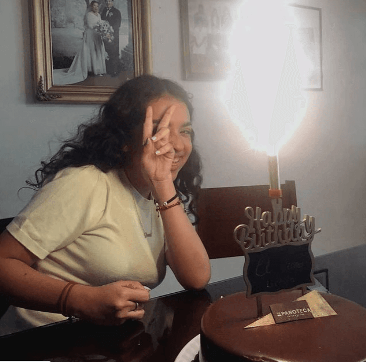 El 3 de septiembre de 2021 la exestrella infantil festejó su cumpleaños número 17 y mediante sus redes sociales anunció que sigue participando en 
<i>La Rosa de Guadalupe.</i>