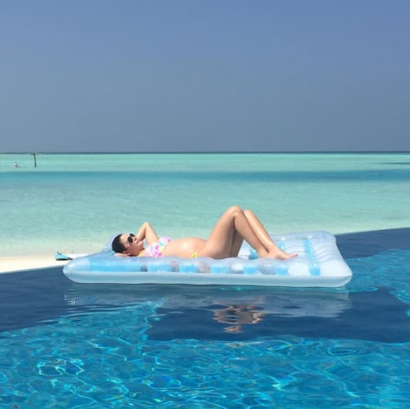 Así lucía Ana Patricia en sus primeros meses de embarazo.