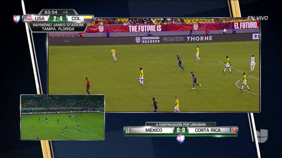 ¡Terminó el segundo tiempo!