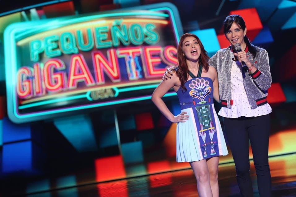 En el primer programa de 
<b><a href="http://www.univision.com/shows/pequenos-gigantes#rel" target="_blank">Pequeños Gigantes USA</a></b>, 
<b><a href="http://www.univision.com/temas/daniela-lujan" target="_blank">Daniel Luján</a></b> fue la que dio inicio a la selección de los integrantes de su equipo.