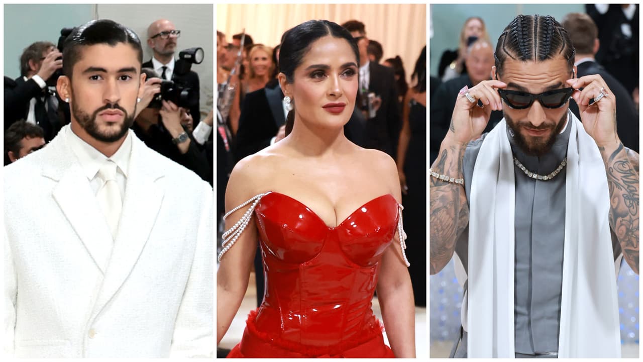 Bad Bunny, Salma Hayek, Maluma y más latinos pisaron fuerte en la Met Gala 2023
