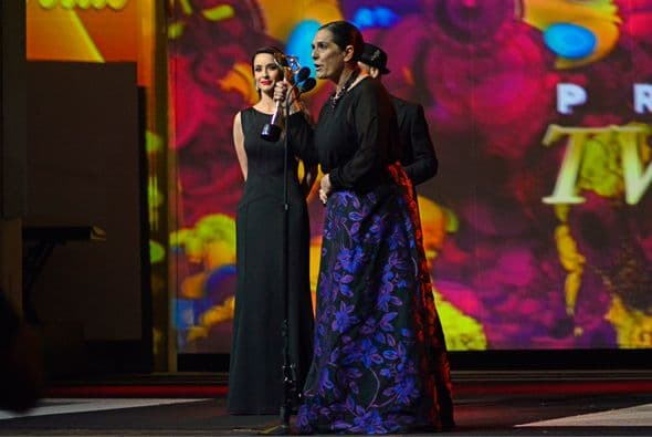 Tras 15 años fuera de la televisión, Cecilia Toussaint fue la vencedora en esta categoría.