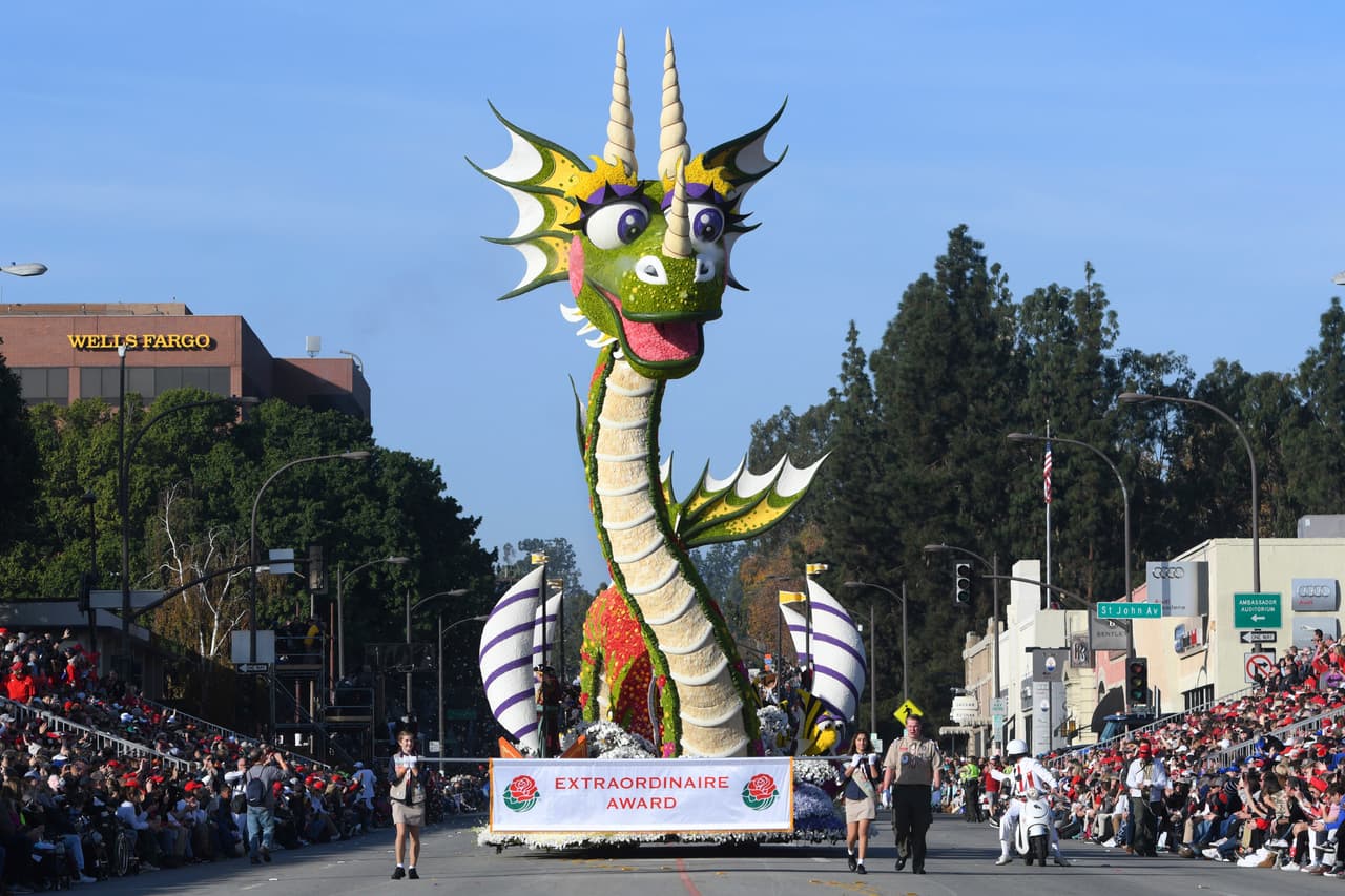 <b>El Desfiles de las Rosas, Pasadena</b>