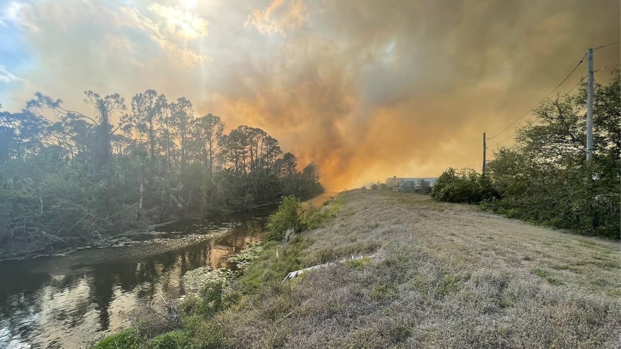 Incendio forestal en los Everglades deja olor a humo en comunidades de Miami-Dade