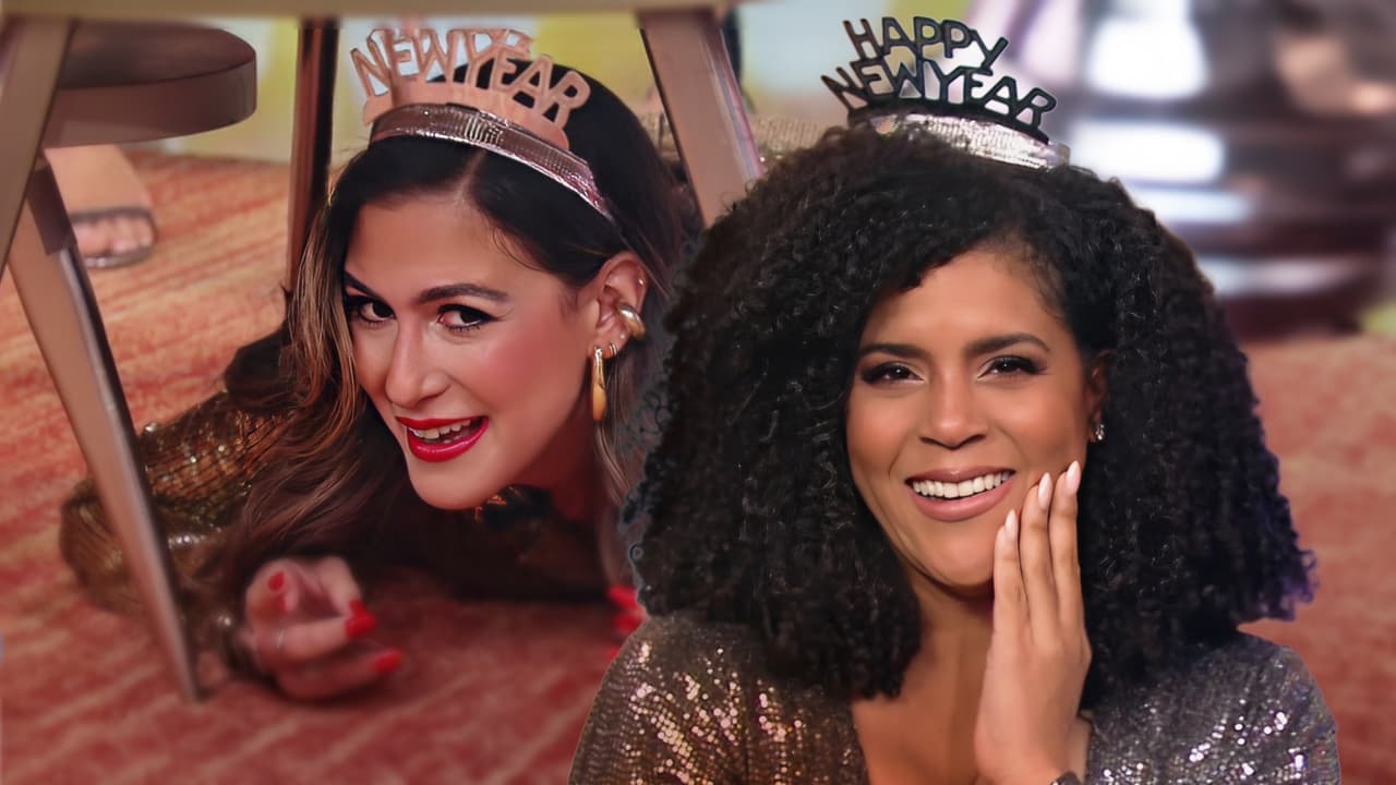 Francisca y Jessi reciben el Año Nuevo debajo de una mesa y con un deseo muy especial