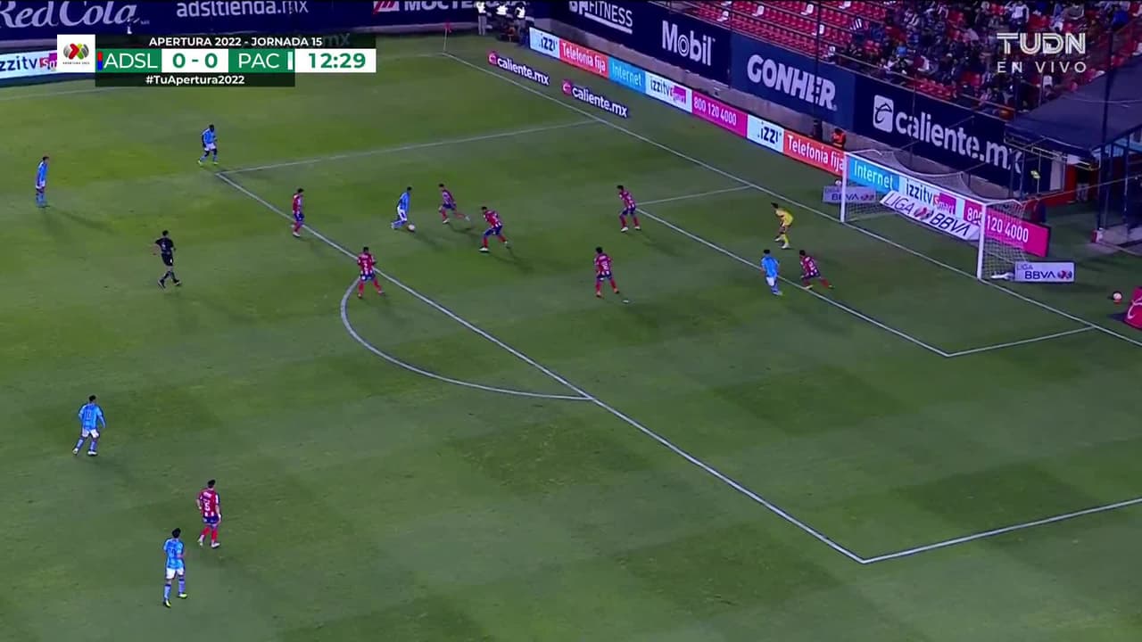 ¡TIRO ATAJADO! disparo por Paulino De La Fuente.