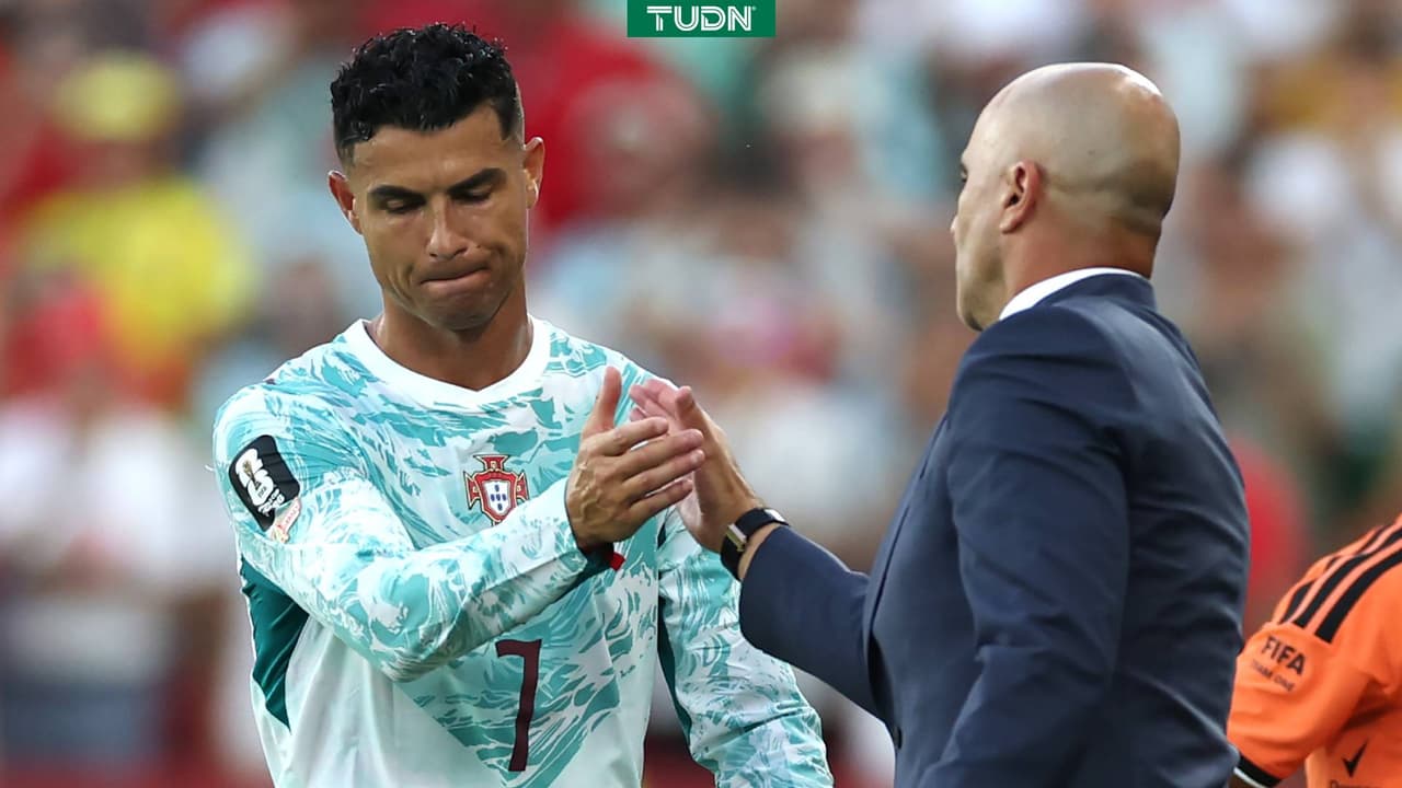 La reacción de Cristiano Ronaldo al salir de cambio en Portugal vs. Croacia