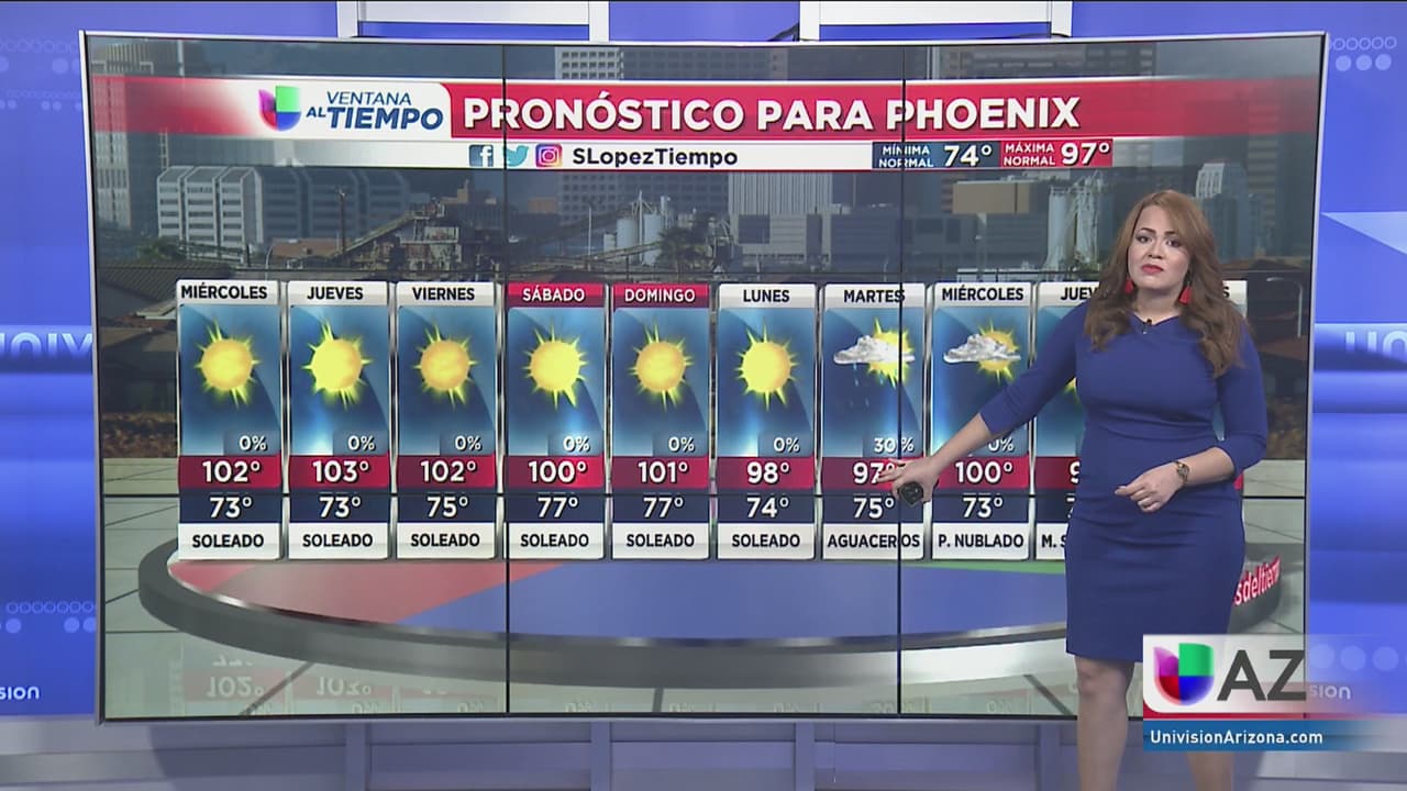 Temperaturas cálidas en Arizona