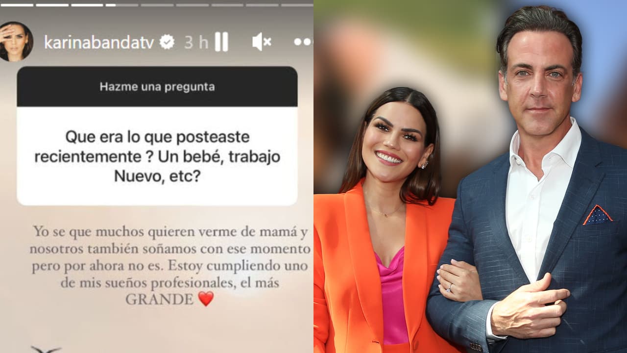 Karina Banda responde así a quienes ya quieren verla con bebé en brazos.