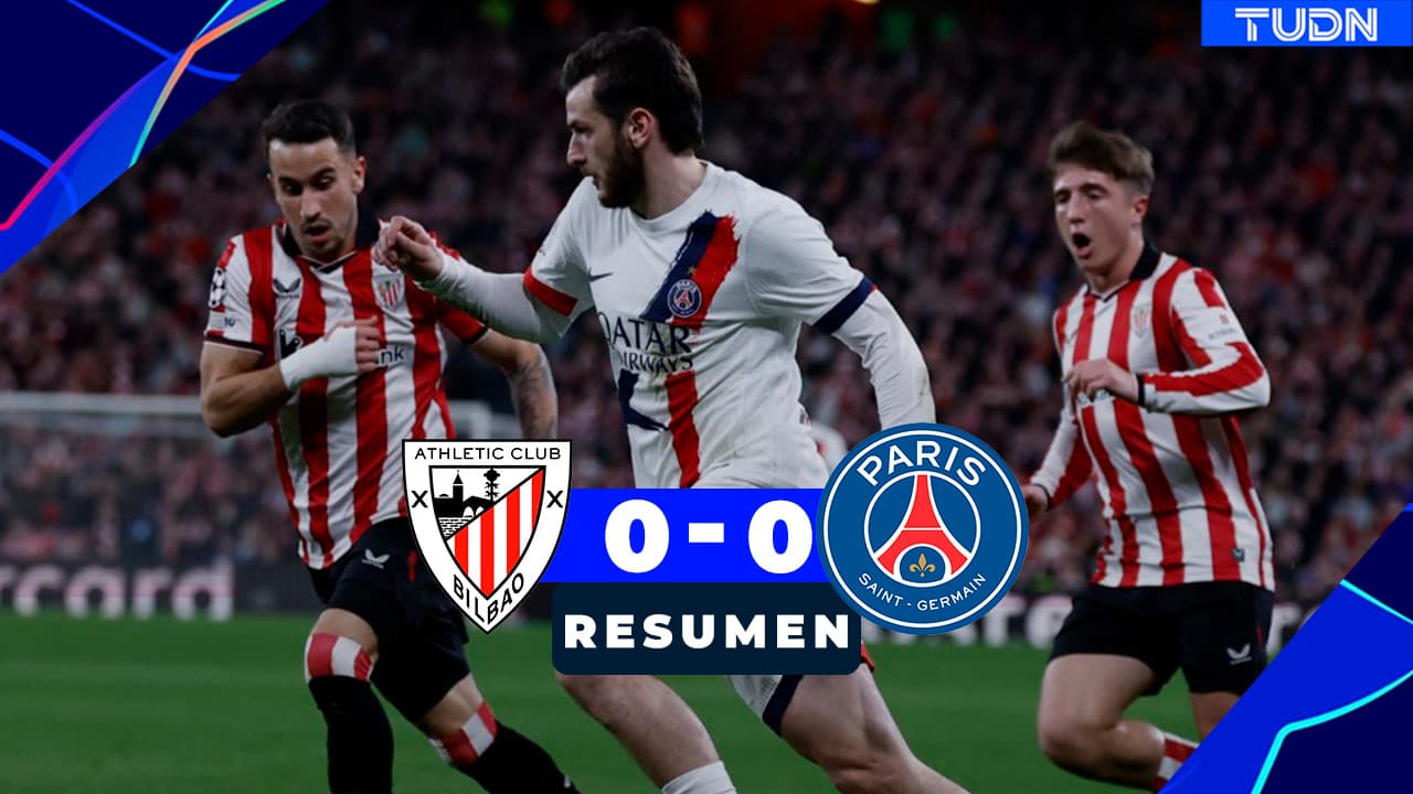Resumen | Athletic pone freno de mano al PSG en la UEFA Champions League
