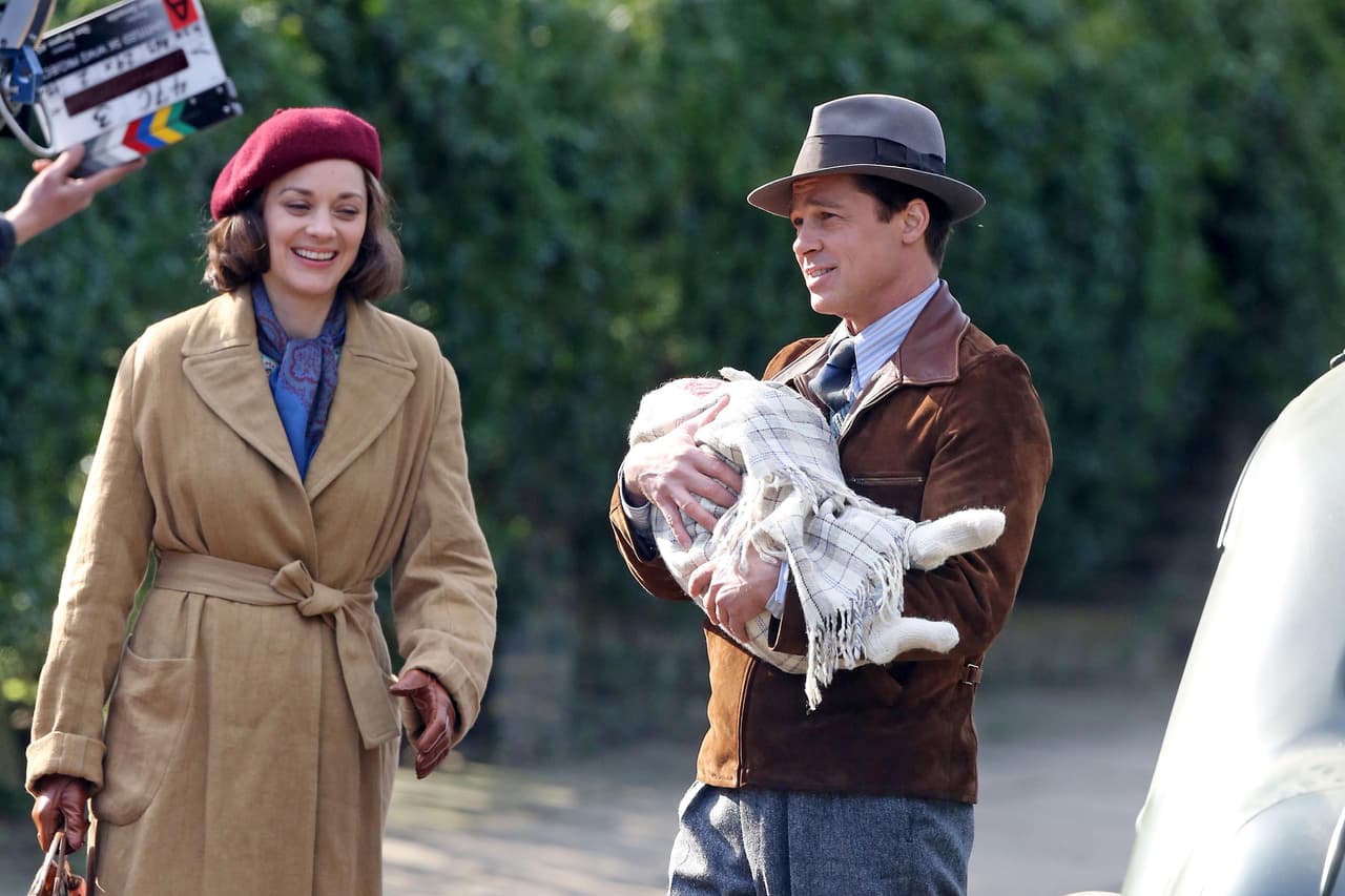 A los colegas se les vio muy sonrientes en el set.