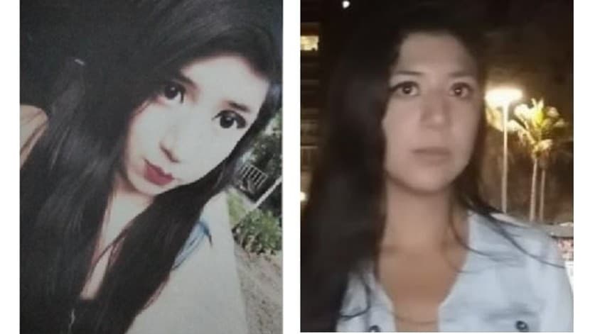 Montserrat Juárez Gómez en ambas imágenes. La de la izquierda corresponde a la denuncia de desaparición archivada en diciembre de 2022 por la Comisión de Búsqueda de Personas del Estado de México. La de la derecha, a la ficha de búsqueda de marzo de 2023.