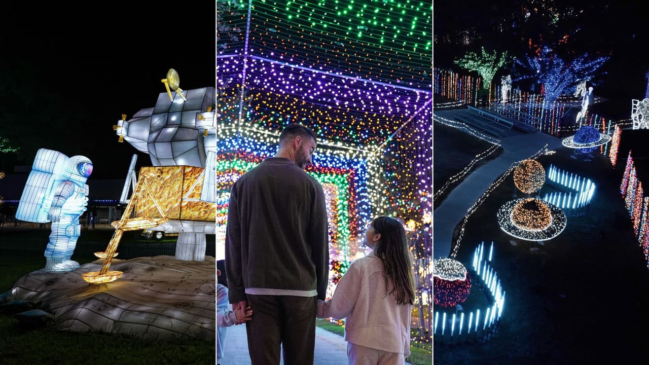 Galaxy Lights regresa a Houston con un nuevo espectáculo navideño inspirado en el espacio