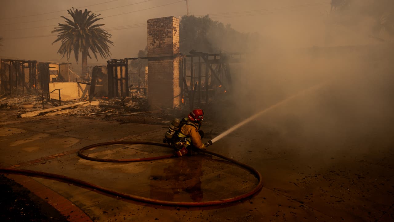 Ya son 19,643 acres los que ha consumido el incendio Mountain, que inició el miércoles en horas de la mañana, ardiendo sin control por cuenta de los fuertes vientos de Santa Ana. Según el reporte, el fuego ha dejado una gran estela de destrucción, acabando con viviendas - muchas de ellas de millones de dólares - otras estructuras y vehículos. Los bomberos recuerdan a la comunidad la importancia de acatar las órdenes de evacuación.