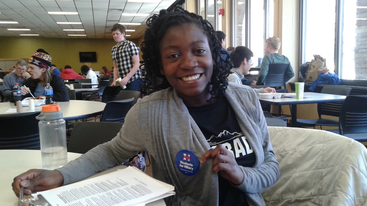 Katiana Hutchinson votará por Clinton en el caucus de Colorado