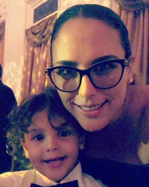 Lo que más llamó la atención de sus fotografías fueron sus hijos. Daniel Nicolás, a quien llama cariñosamente 'Danico', ya no luce como un bebé y cada vez se parece más a la actriz.