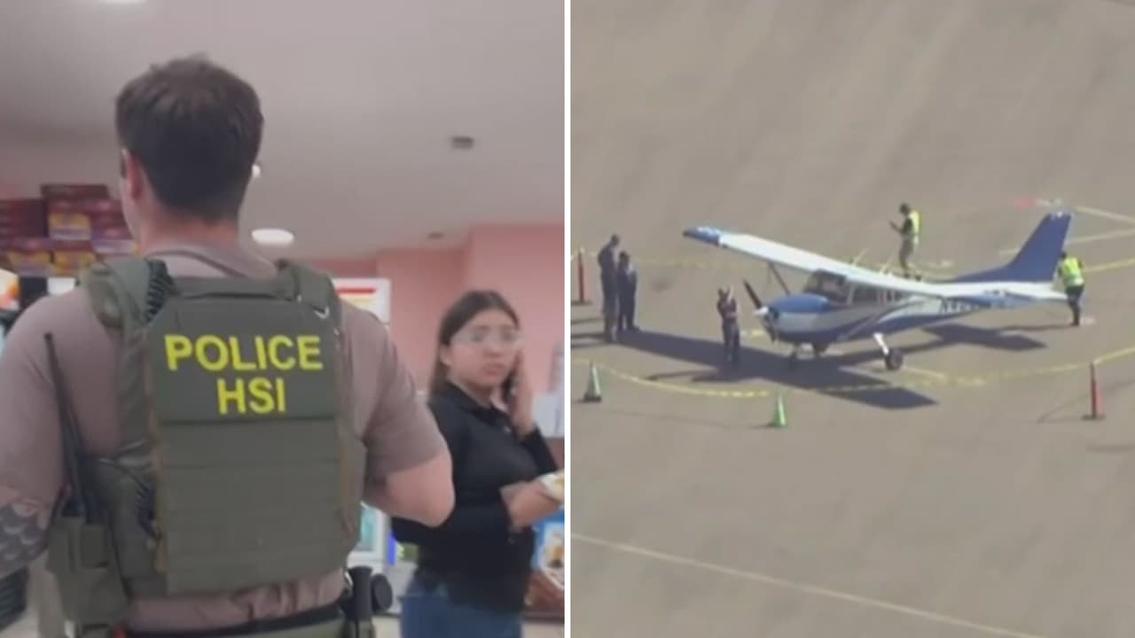 Redadas de ICE en una panadería y dos avionetas chocan en el aire: videos destacados de la semana