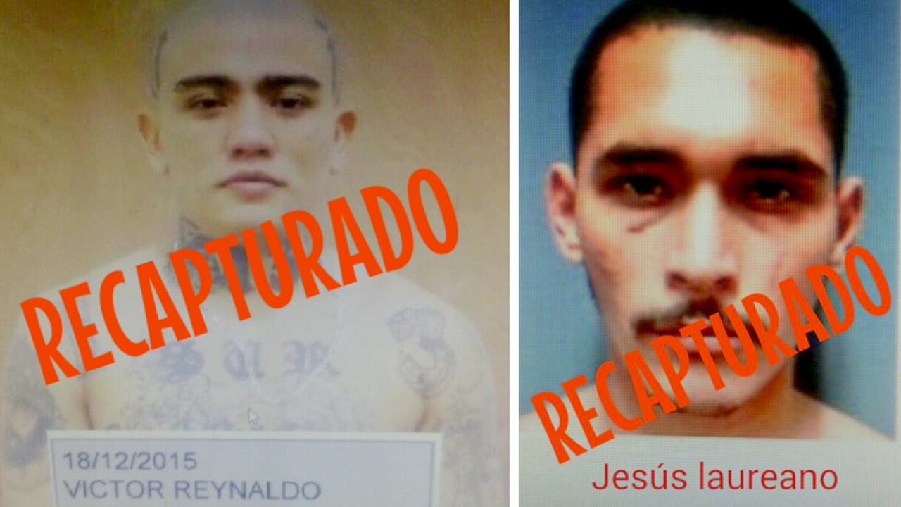 Dos de los 10 reos que se fugaron de una cárcel de Cancún, México, fueron recapturados