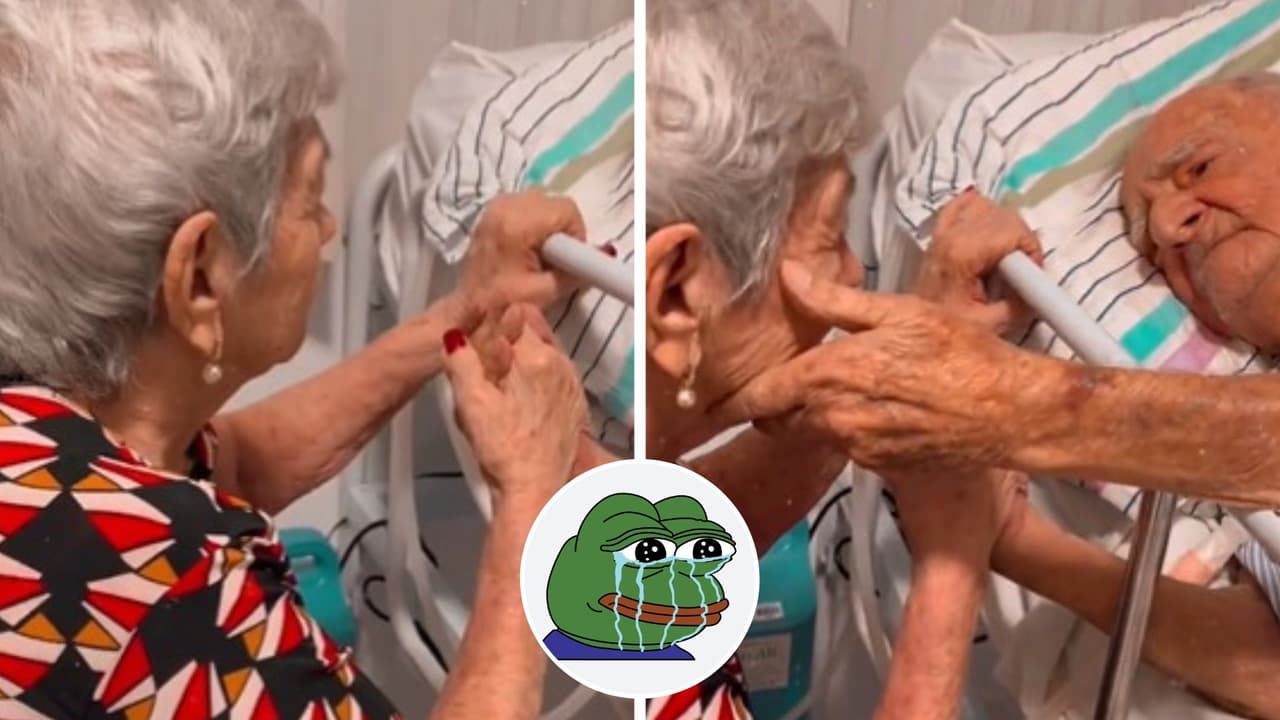 Abuelita canta serenata para su esposo enfermo de 70 años: su gestó provocó lágrimas en redes