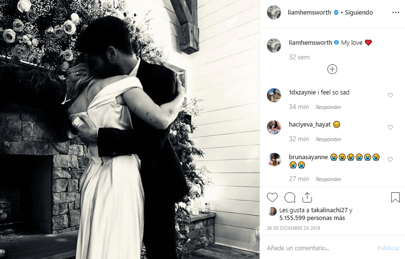 En diciembre de 2018, se casaron en la residencia familiar de Miley Cyrus, en Franklin, Tennessee.