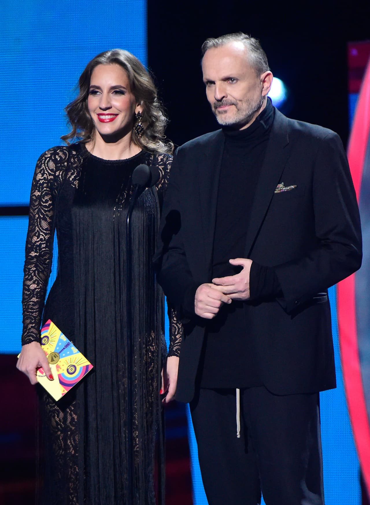 María Toledo y Miguel Bose presentaron los nominados al Premio Mejor Canción Urbana.