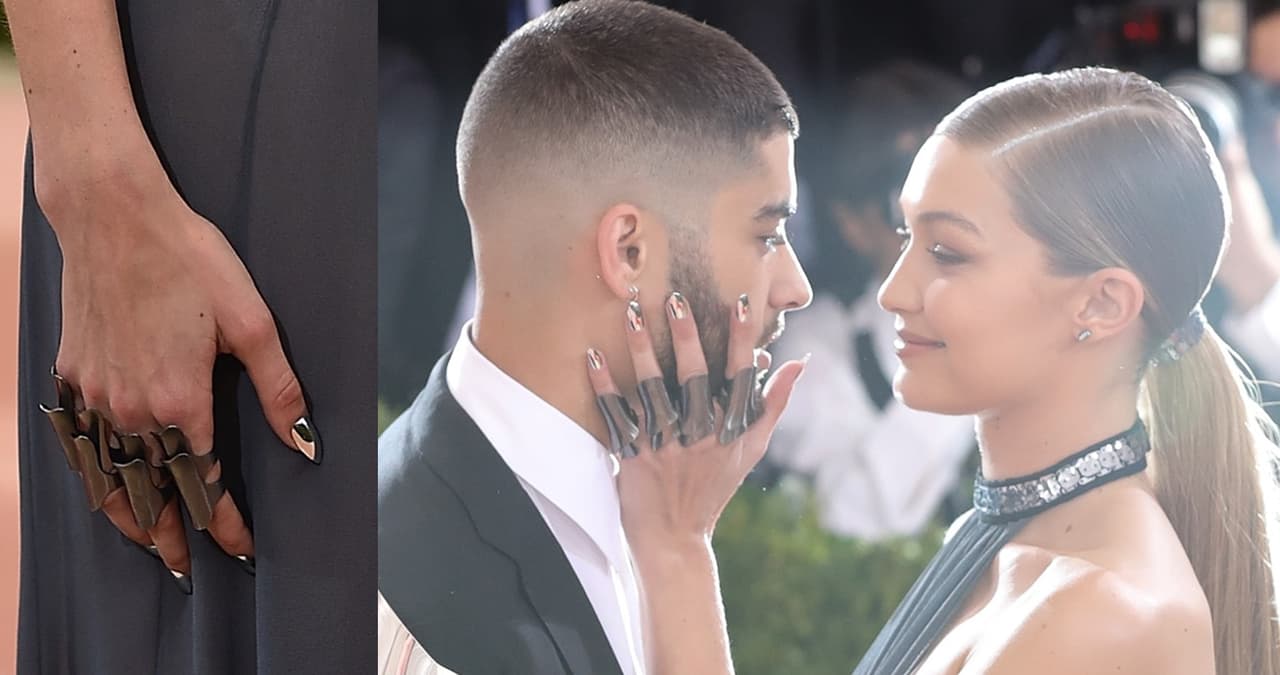 La modelo Gigi Hadid no escatima en gastos cuando se trata de su apariencia. Para la Gala del MET de 2016, por ejemplo, la manicura de la exnovia de Zayn Malik costó cerca de 2,000 dólares, pues en cada uña se le aplicó una capa de plata y tres cristales.