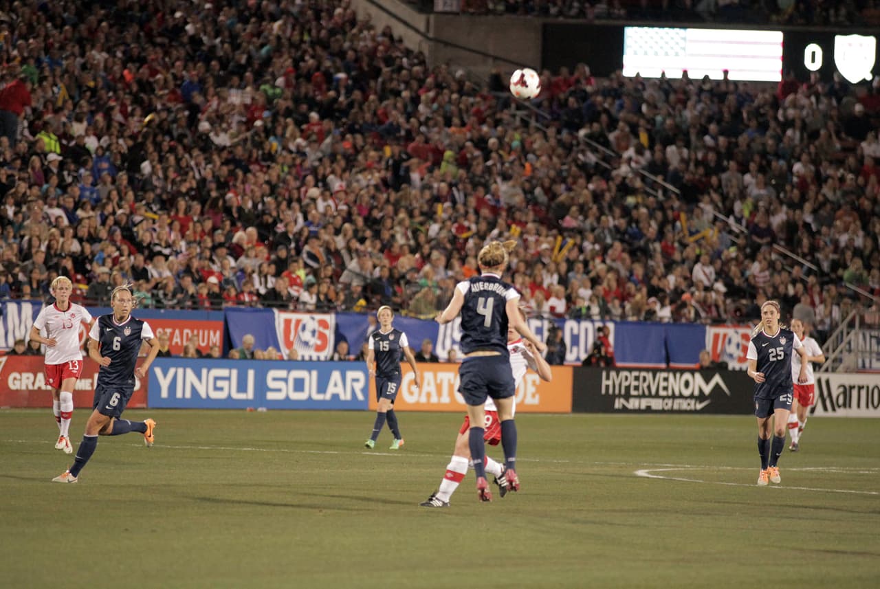 Es partido amistoso disputado en el Toyota Stadium en Frisco, USA ganó 2 a 0 a Canadá