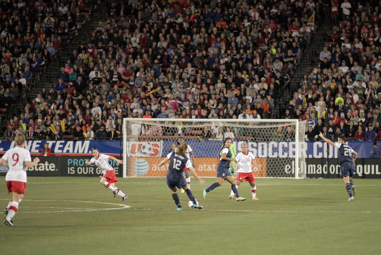 Es partido amistoso disputado en el Toyota Stadium en Frisco, USA ganó 2 a 0 a Canadá