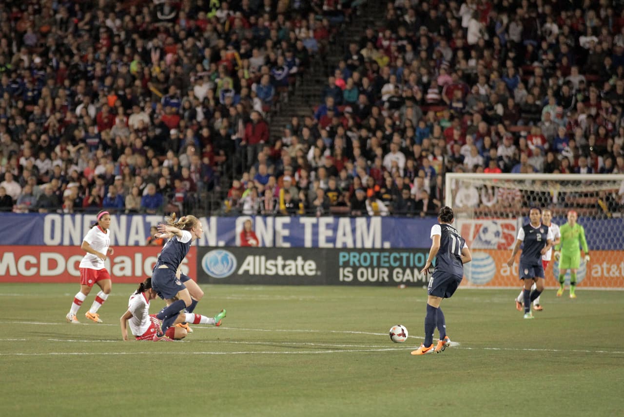 Es partido amistoso disputado en el Toyota Stadium en Frisco, USA ganó 2 a 0 a Canadá