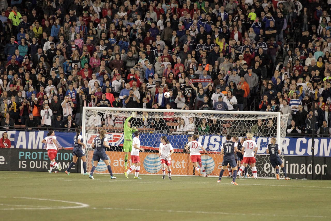 Es partido amistoso disputado en el Toyota Stadium en Frisco, USA ganó 2 a 0 a Canadá