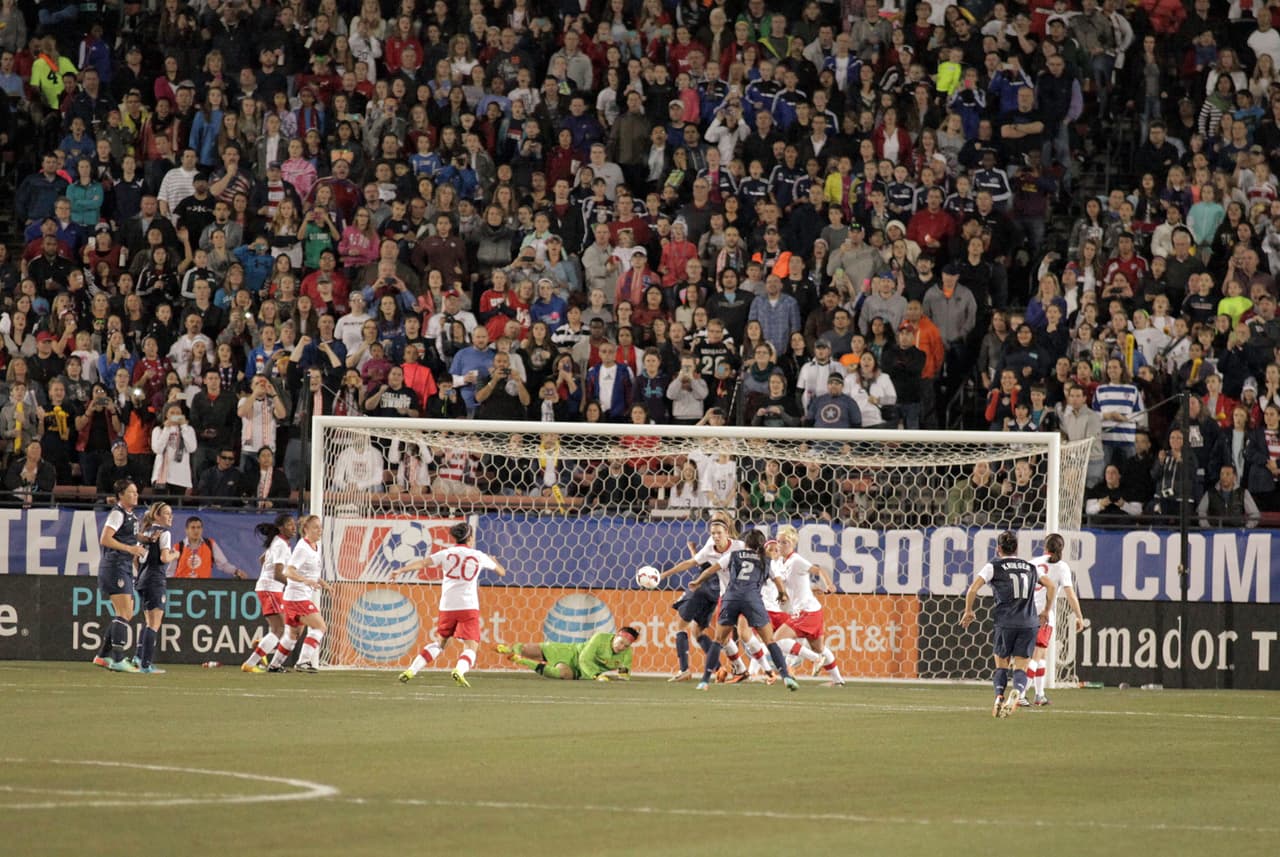 Es partido amistoso disputado en el Toyota Stadium en Frisco, USA ganó 2 a 0 a Canadá