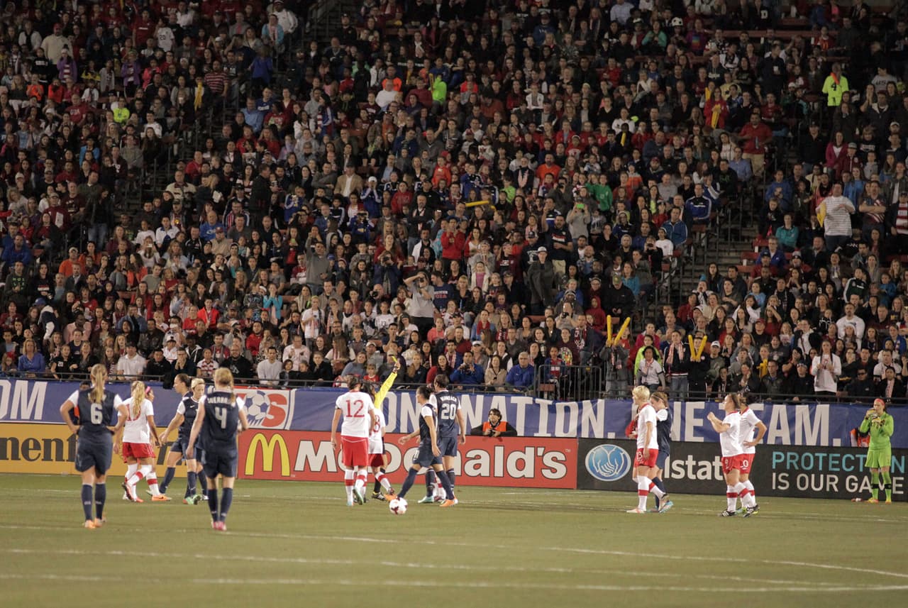 Es partido amistoso disputado en el Toyota Stadium en Frisco, USA ganó 2 a 0 a Canadá