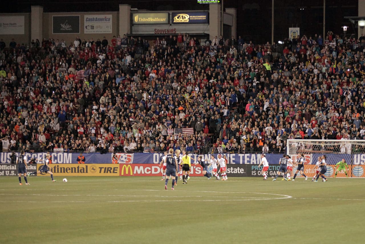 Es partido amistoso disputado en el Toyota Stadium en Frisco, USA ganó 2 a 0 a Canadá