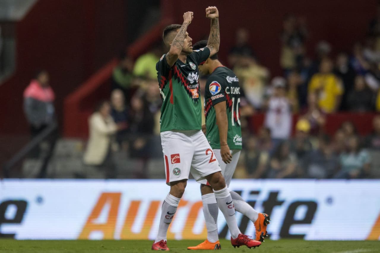 Con gol de Jérémy Ménez de penal, América venció a Santos 1-0 en el Estadio Azteca, por la Jornada 17 del Clausura 2018.
