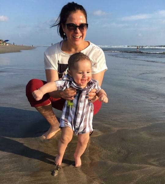 La llegada de su bebé le cambió la vida a la actriz.