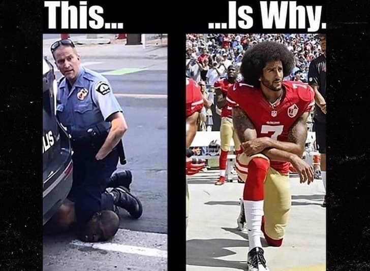 Colin Kaepernick reacciona al asesinato de George Floyd: "¡Es nuestro derecho luchar!"