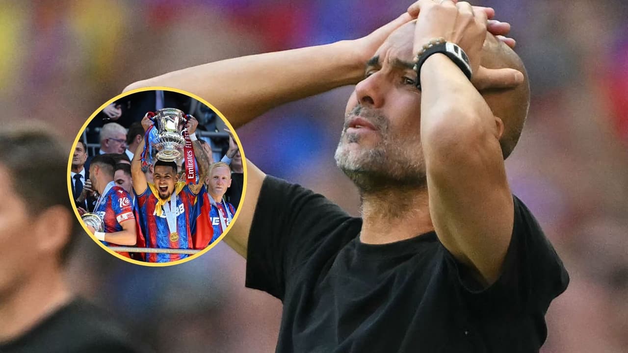 Crystal Palace se corona ante Manchester City en FA Cup y deja en blanco a Guardiola 