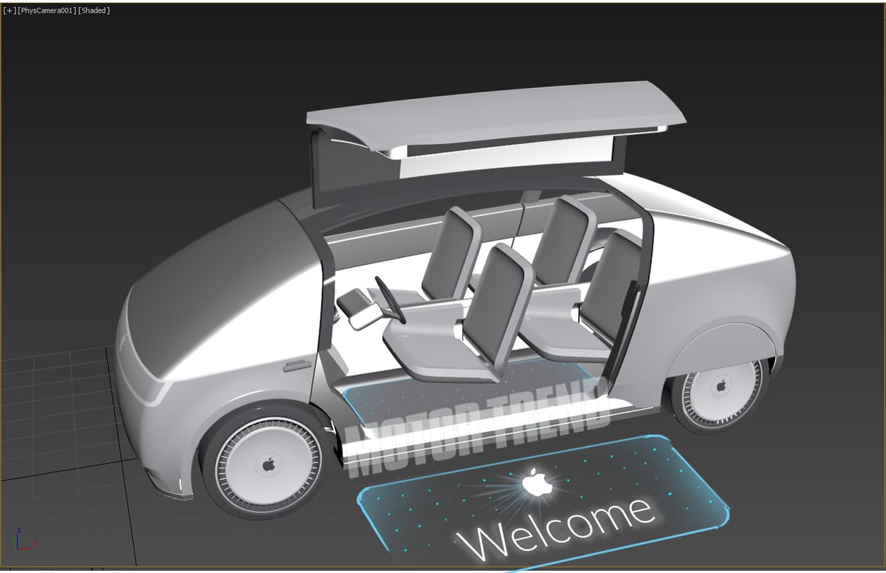 Según Motor Trend el Apple Car contará con amplias puertas "ala de gaviota" que darán acceso directo a ambas filas de asientos.
