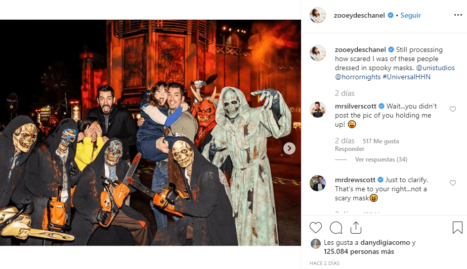 Apenas el domingo pasado, Zooey publicó en Instagram su primera imagen juntos.