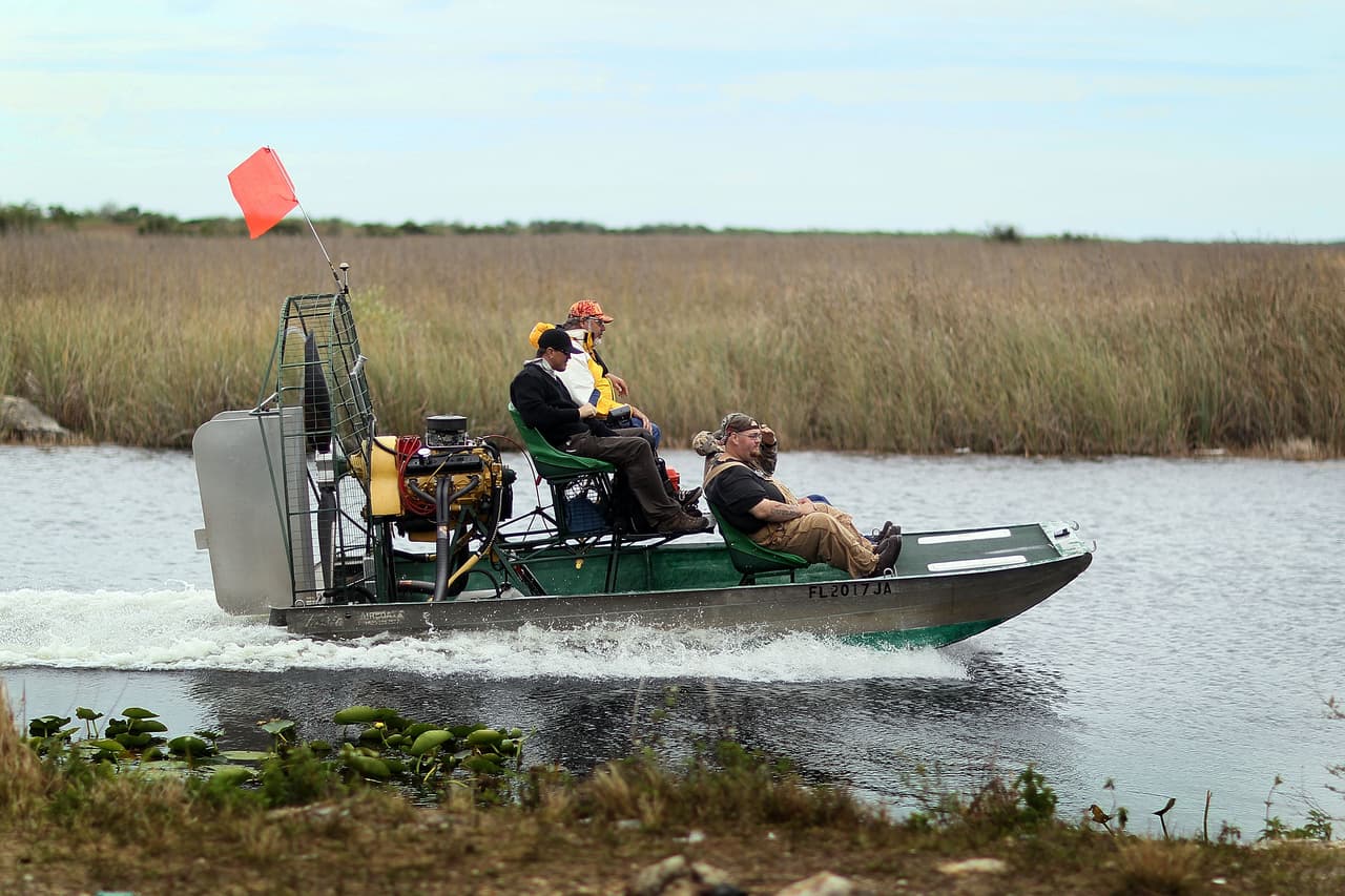 Florida quiere terminar con los botes deslizadores de los Everglades